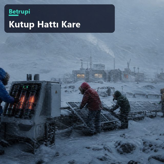 Kutup Hattı istasyonunda ısı ve enerji panelini yöneten ekip